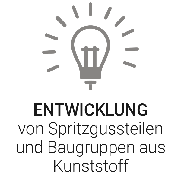 Entwicklung von Spritzgussteilen und Baugruppen aus Kunststoff