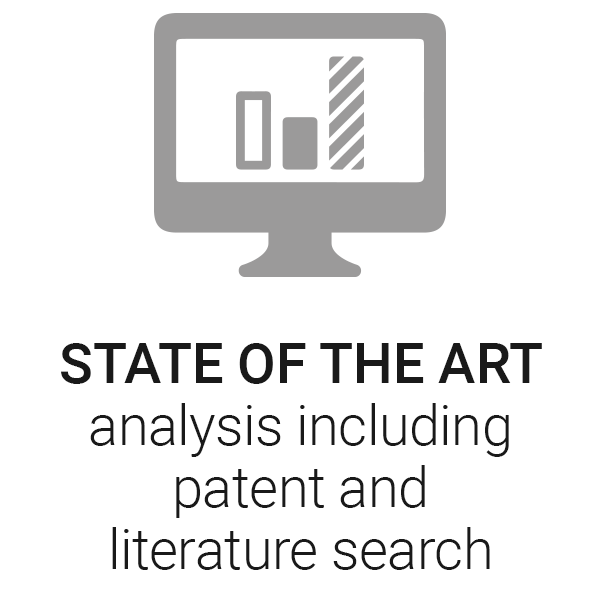 State of the art analysis including patent and literature